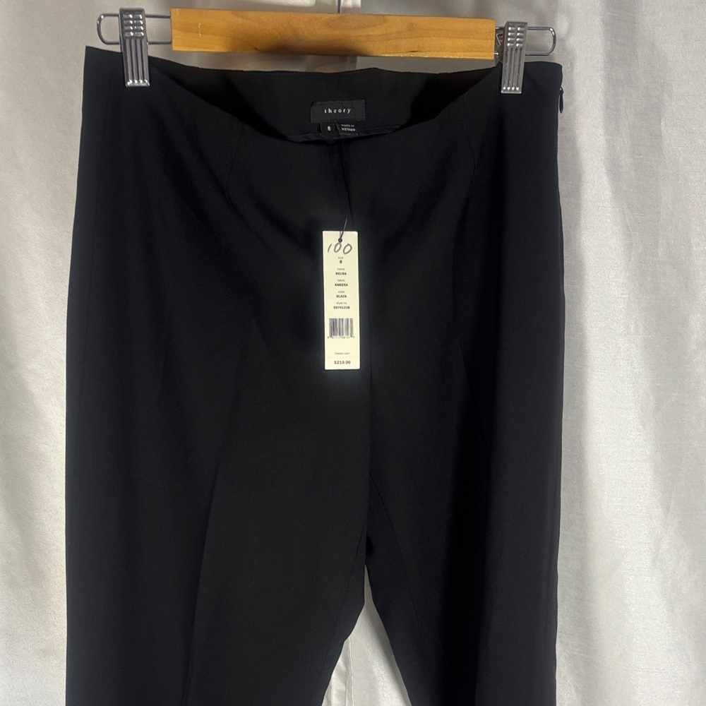Theory Black Women's Straight-Leg Dress Trousers